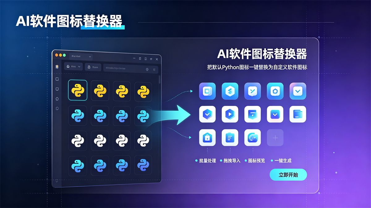 AI软件图标替换工具